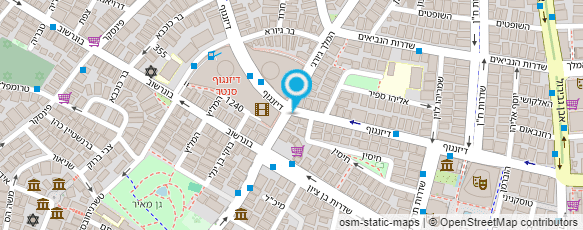 מפת הגעה אל אופנו-סנטר