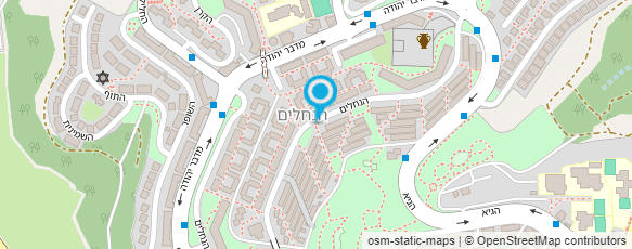 מפת הגעה אל גן הדרדסים