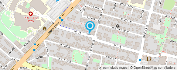 מפת הגעה אל דודי מורה לספרדית