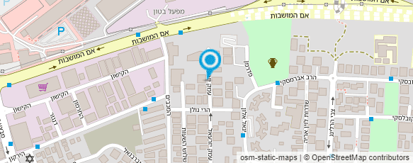 מפת הגעה אל אורי הרב ליפש - טוען רבני