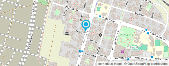 מפת הגעה אל משה - שיפוצי תריסים