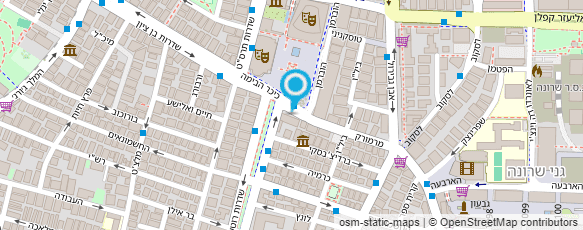 מפת הגעה אל עו"ד בן-אדיבה אבי