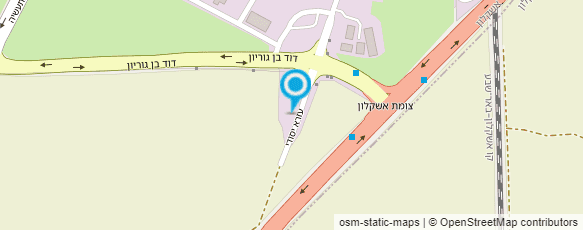 מפת הגעה אל תחנת דלק פז