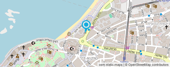 מפת הגעה אל שווארמה חג' כחיל