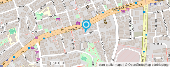 מפת הגעה אל יורם וינברג - רפלקסולוג בכיר ומעסה