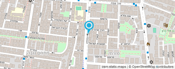 מפת הגעה אל חזרה לטבע