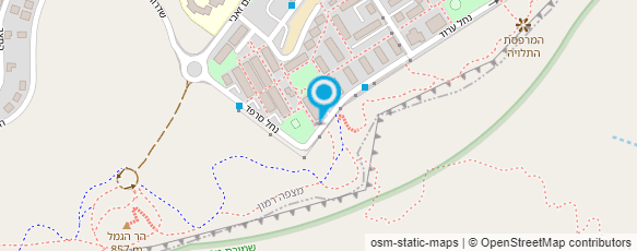 מפת הגעה אל אמנות היציבה במצפה רמון