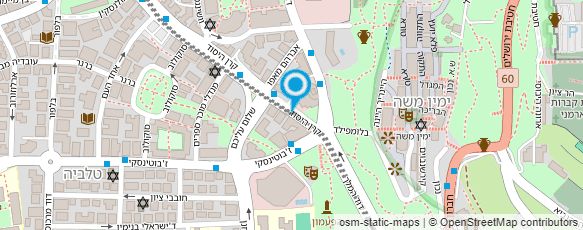 מפת הגעה אל לגור בירושלים