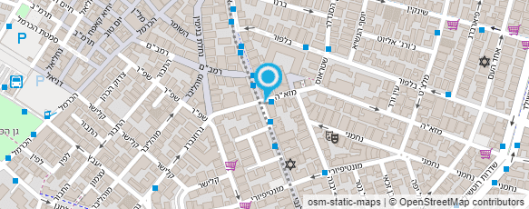 מפת הגעה אל ר.פ תכשיטים