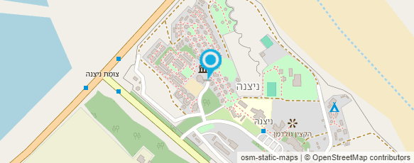 מפת הגעה אל חאן ניצנה - אירוח בנגב