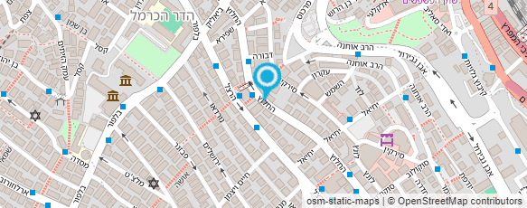 מפת הגעה אל מרכז הכובע