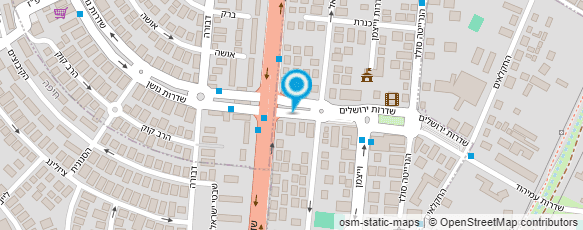 מפת הגעה אל חג'אג' מסעדה מזרחית