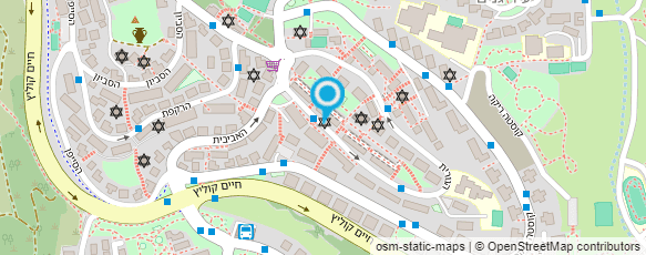 מפת הגעה אל רונית רוזנטל - עורכת לשון