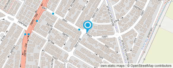 מפת הגעה אל דפי'ס-חנות מתוקים מעוצבים