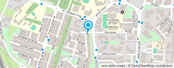 מפת הגעה אל גן חיפושית