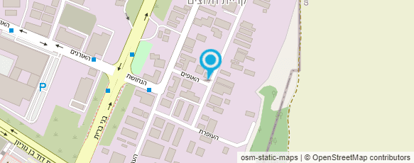 מפת הגעה אל ד.י.פ. עץ בע"מ