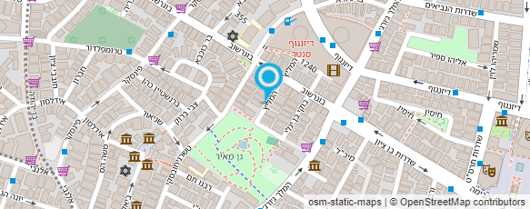 מפת הגעה אל תכנון גנים ונוף