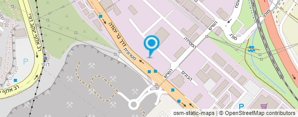 מפת הגעה אל מוסך נשר- פחחות וצבע