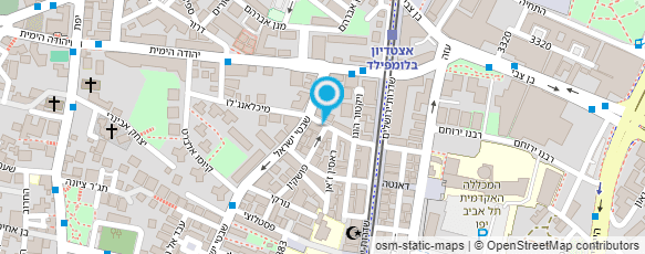 מפת הגעה אל יניב בן דב שיעורי גיטרה