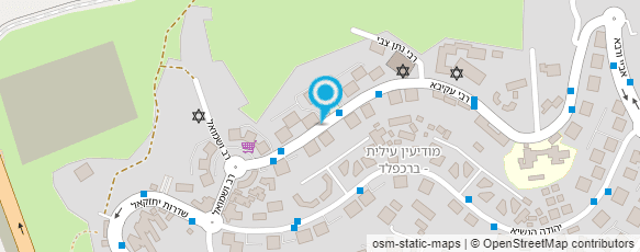 מפת הגעה אל תמר שטרנפלד - עיצוב פיאות