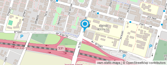 מפת הגעה אל גליקס הפקות אירועים