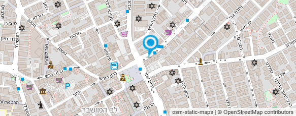 מפת הגעה אל סלון רעות אטרקציות