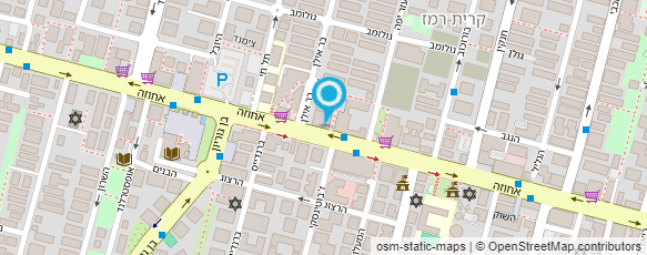 מפת הגעה אל אמריקן פיצה