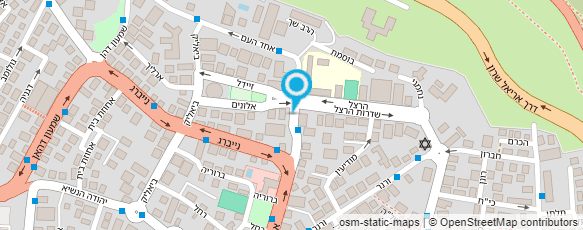 מפת הגעה אל גן חנה
