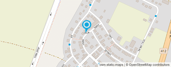 מפת הגעה אל גינון שתיל ופרח