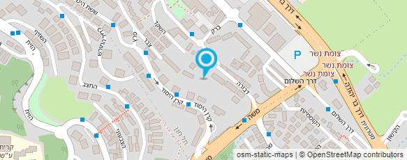 מפת הגעה אל מוניות נשר