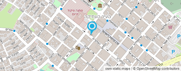 מפת הגעה אל מחלב מירב - משרד עורכי דין