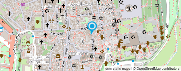 מפת הגעה אל דירת אירוח