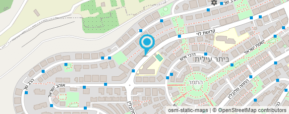 מפת הגעה אל בית יעקב החסידי