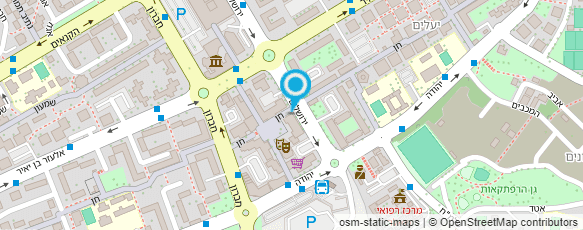 מפת הגעה אל פיצה במקום