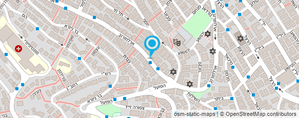 מפת הגעה אל נועה איפור כלות וערב