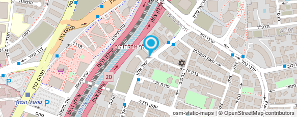 מפת הגעה אל עו"ד בן ברוך אירן