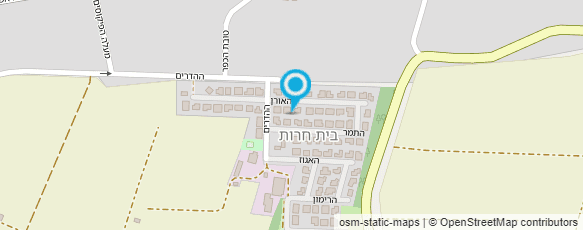 מפת הגעה אל הילה בסיס מאפרת מקצועית