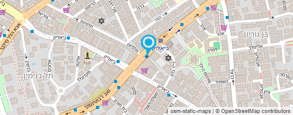 מפת הגעה אל דוד הוד - משרד עו"ד