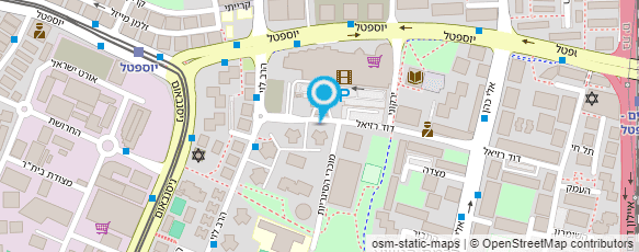 מפת הגעה אל ראובן אינסטלטור