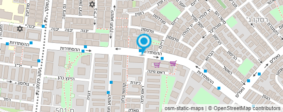 מפת הגעה אל מוניות דויד