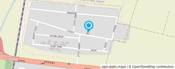 מפת הגעה אל גן שיר-לי