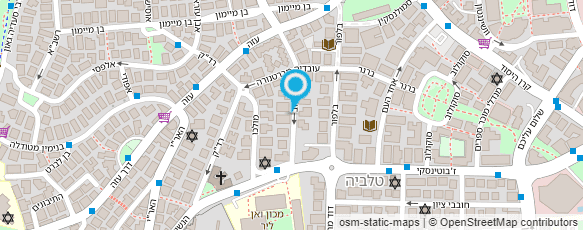 מפת הגעה אל ד''ר רונית שרון טיפול פסיכולוגי