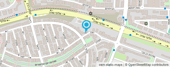 מפת הגעה אל דרך המים-מרכז שחייה