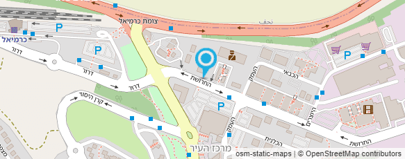 מפת הגעה אל תיווך אור המכונית