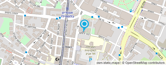 מפת הגעה אל אלבו סטודיו לעיצוב פנים