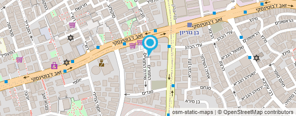 מפת הגעה אל העוגות של אילנה