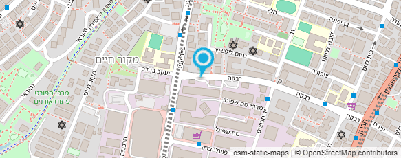 מפת הגעה אל אופירה מועלם מעצבת כלות