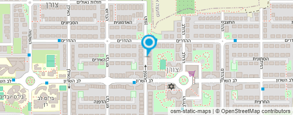 מפת הגעה אל אסנת ברמן מעצבת פנים