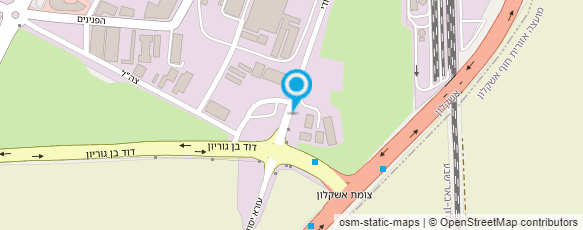 מפת הגעה אל מוסכי  סייד אשקלון בע"מ