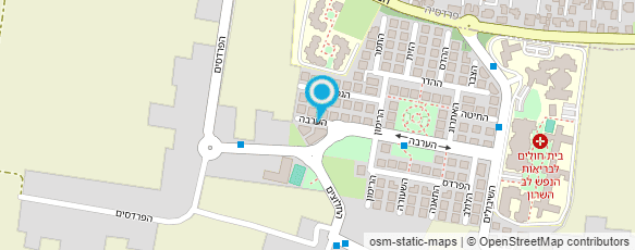 מפת הגעה אל פרונטלי-שירותי מזכירות ותמלול